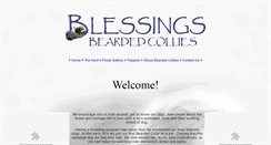 Desktop Screenshot of blessingsbeardies.com